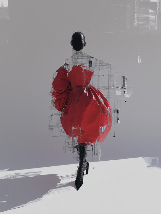 Grit Wolany – Between Codes: Generative Deconstruction of Fashion Archives - Balenciaga